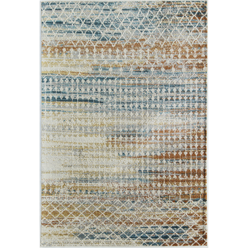 Nealy Taylor Vintage Tribal Harvest Area Rug, Rectangle 2' x 4'