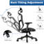 Chaise de travail en filet Aidah