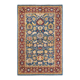 Classic One-of-a-Kind 6'1" X 9'4" Hand Knotted Area Rug