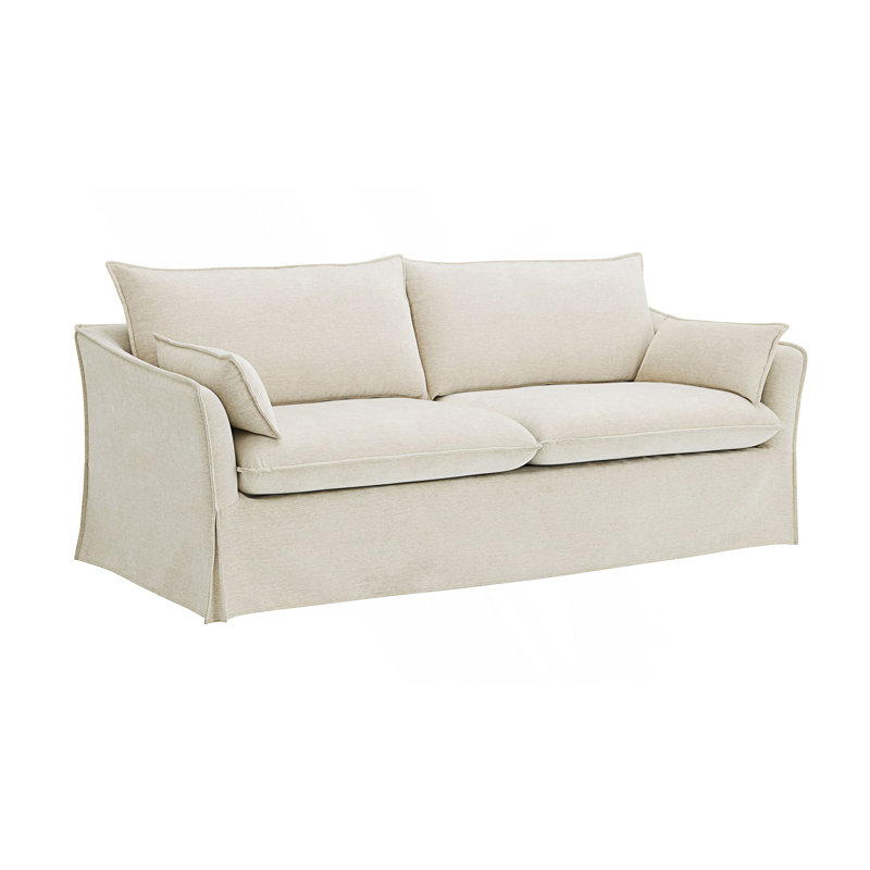 Canapé moderne avec 2 coussins décoratifs