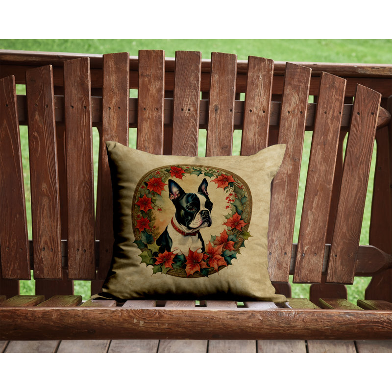 Coussin Christmas, 14 po x 14 po, Carré