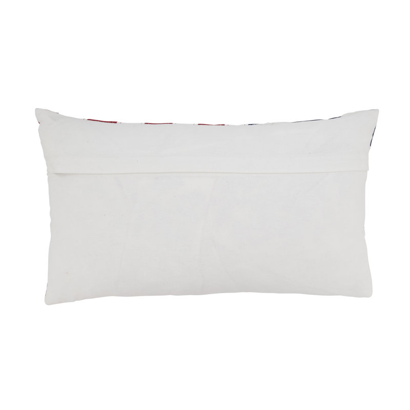 Patriotic Pride Throw Pillow Cover – Americana Stars & Stripes Accent Pillow for Memorial Day, Fourth of July & Everyday Styling