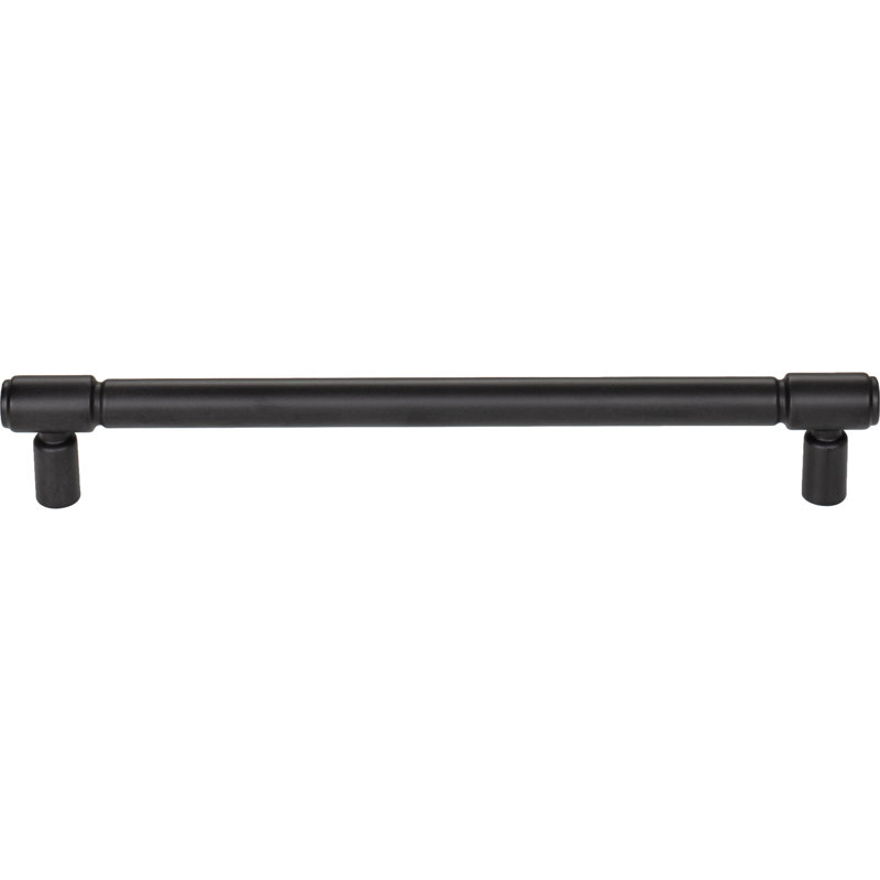 Clarence Bar pull, Flat Black, 7 9/16" Center to Center