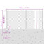 100cm H x 1000cm W Steel Border Fencing