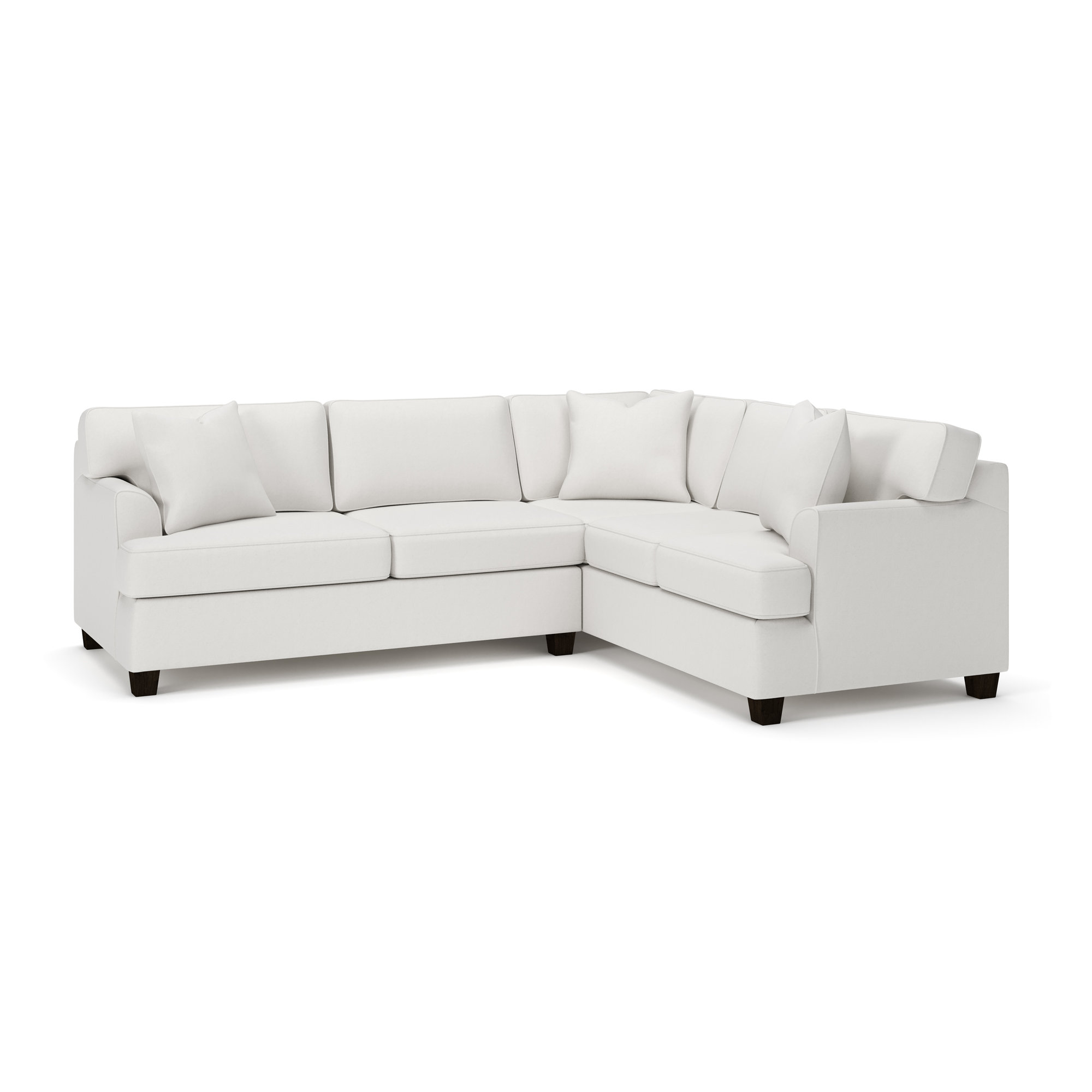 Conradina Upholstered L-Sectional, Right Hand Facing, Macarena Beige