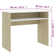 Desk Computer Desk Standing Office Desk with Shelf Engineered Wood