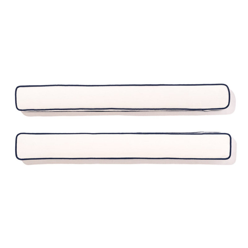 Waterhouse Sun Lounger - Armrest Set, Rivie White
