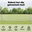 Vidaxl Hexagon Fence Galvanised Steel-114858020-114858031