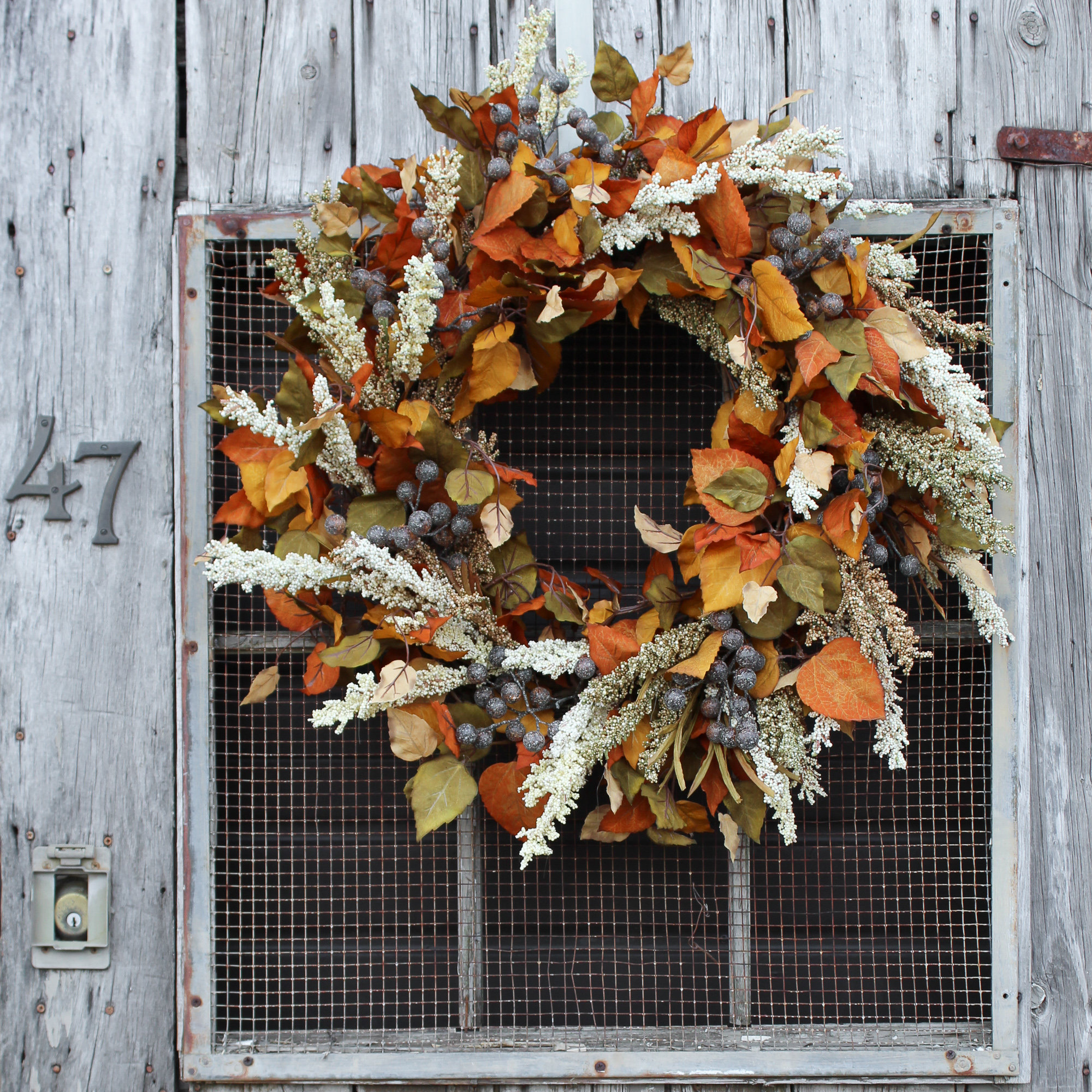 30'' Faux Berry Silk Wreath
