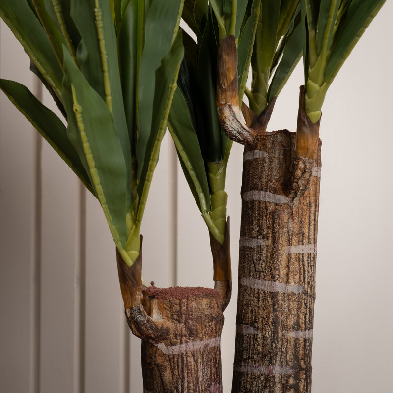 80cm Faux Double Stem Yucca Tree