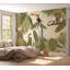 Adhésif mural pelez et collez - Jungle abstraite avec des animaux-1315074189
