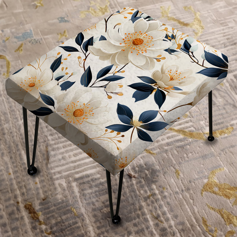 Motif floral White Essence