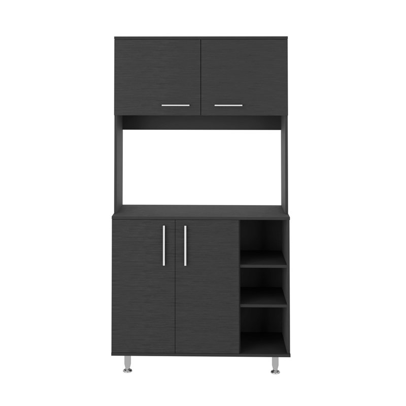 95 Pantry Kit, Four Legs, Black