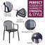 Kimbler Stacking Patio Dining Armchair-1774454773