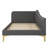 Upholstered Daybed With Headboard And Armrest-621781107