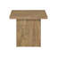 Ensemble 2 pièces table basse et table de bout carrée rustique