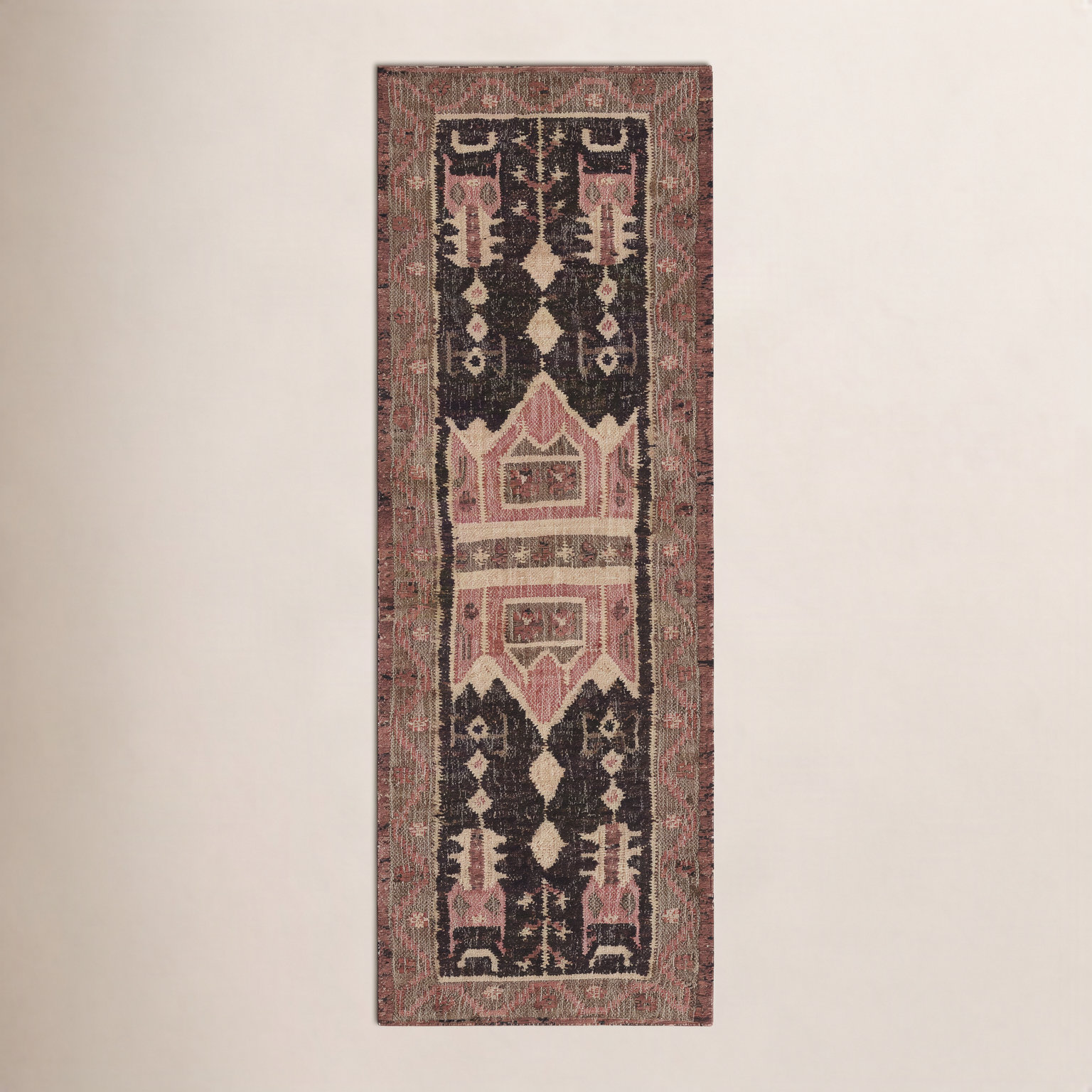 Damia Hand-Woven Oriental Jute Rug, Runner 2'3" x 8'
