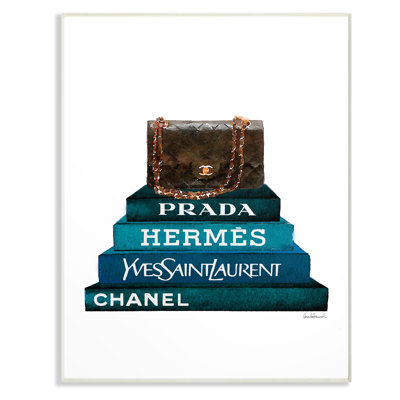 «Fashion Bookstack with Bag», impression