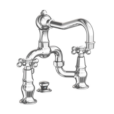 Chesterfield Bathroom Bridge Faucet with Drain Assembly