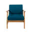 Fauteuil club Blue Wood