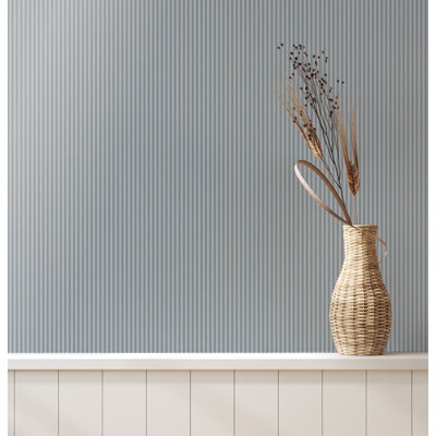 Carmina Light Stripe Wallpaper