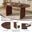 Ensemble de table de salle à manger ovale-199326862-199326835