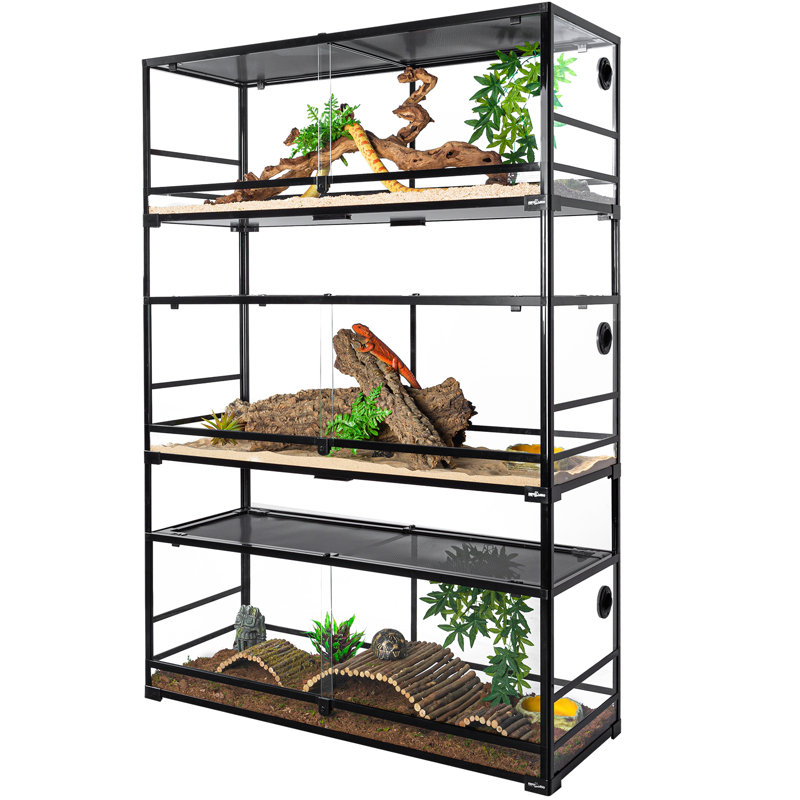 18'' x 70'' Reptile Terrarium, 70"H x 48"W x 18"D