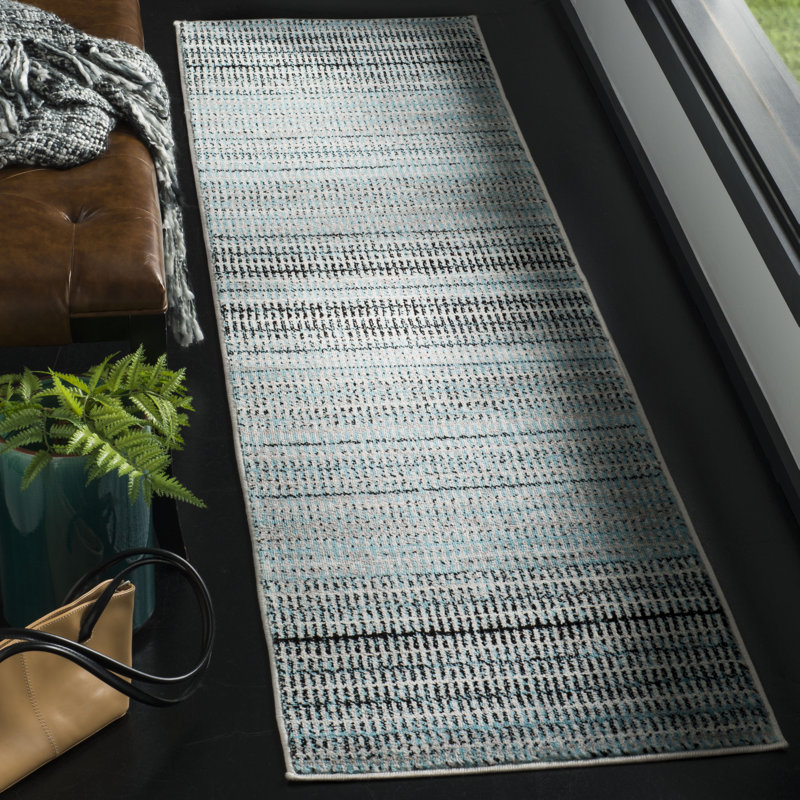 Cohn Performance Striped Rug, Runner 2' x 6'