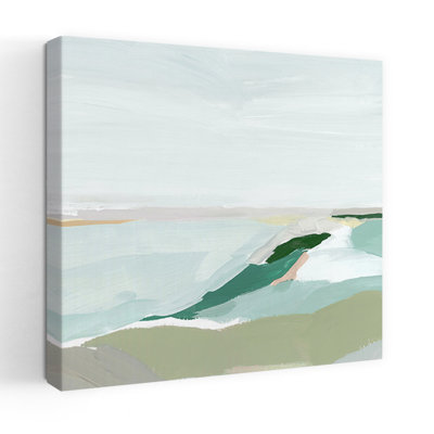 «Calm Coastline In Soft Hues Coastal Landscape», art mural