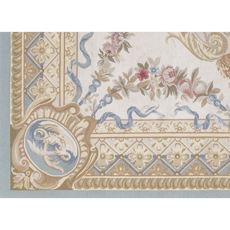 Hand-Knotted High-Quality Brown and Beige Area Rug