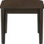 3 Dark Brown Coffee And End Table Ensemble, Rectangular Design, Slim Straight Legs, Solid Wood + Structure, Hairpin Base, Ideal For Main Living Areas, 18 Inches Tall, 46.53 Wide, 23.5 Deep Primary