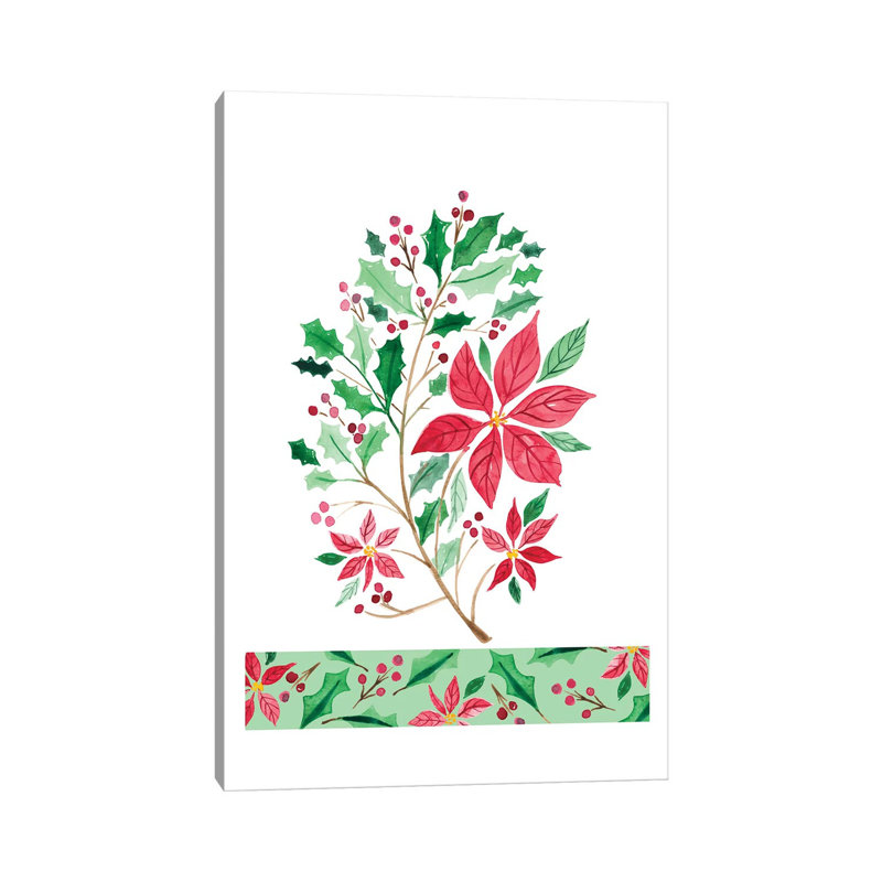 Christmas Berries I 1 Piece Wrapped Canvas Painting, 45.72cm H x 30.48cm W x 1.91cm D