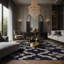 Tapis mauve soyeux et moelleux-267692919