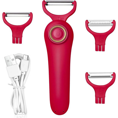 Electric 3-in-1 Vegetable & Fruit Peeler
