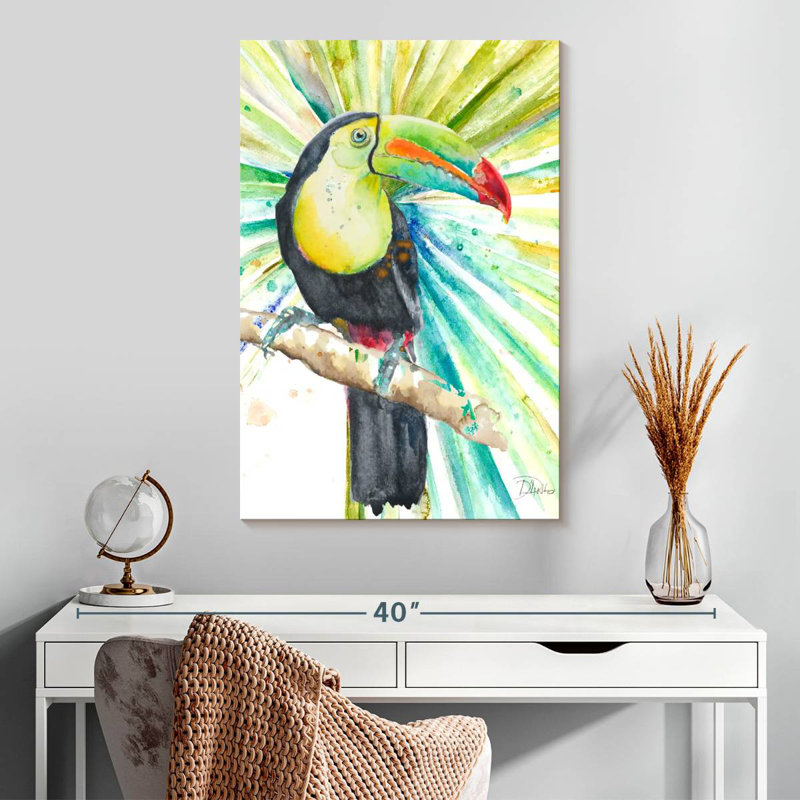 Brampt Bright Tropical Toucan, 30" H x 20" W