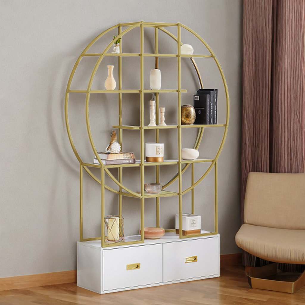 Mercer41 Nytrell Unfinished Etagere Storage Bookcase & Reviews ...