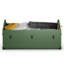 Boîte de rangement extérieure imperméable avec fenêtre ventilée, bouton-pression réglable