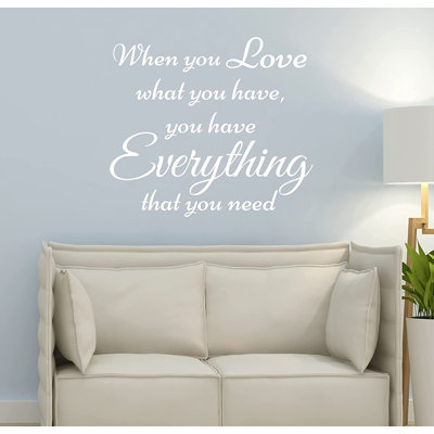 Text & Numbers Non-Wall Damaging Wall Decal