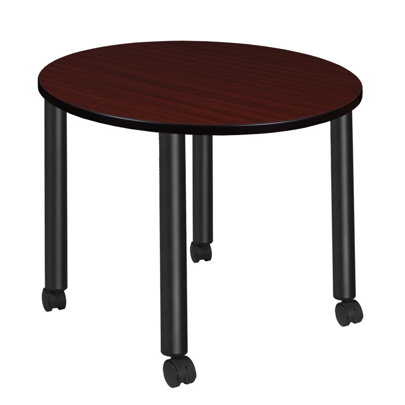 Plateau de table Regency Kee, Acajou, H 29 po x L 36 po x l 36 po