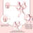 2Pcs Pink Bow Curtain Holdbacks Wall Mounted