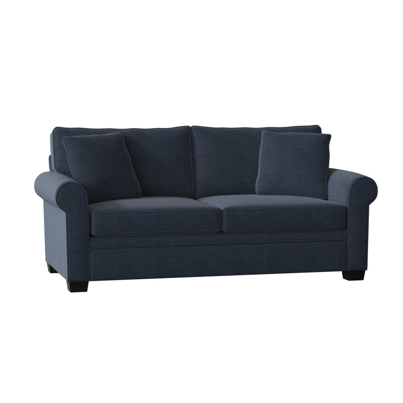 Quaker Upholstered 76'' Sofa, Espresso, Jango Copen