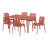 6-Person Outdoor Rectangular Dining Set-122097100