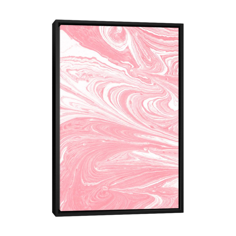 «Marble X», reproduction sur toile, H 60 po x l 40po x P 1,5 po, Toile avec cadre noir, Pas de tapis