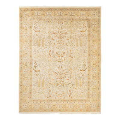 Keenan One-of-a-Kind 8' 1" X 10' 1" 2000s Wool Area Rug in Ivory