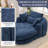 Cloudlike Chenille Chaise – Compression-Molded Foam Lounge-655036097