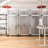 Seville Classics UltraHD 2 Piece Stainless Steel Storage System, 90.5" H x 36" W x 18" D-98587483