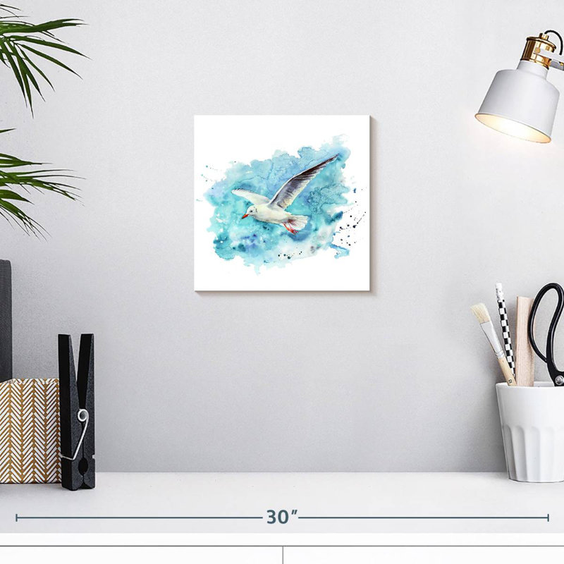 Flying Sea Gull, 10" H x 10" W