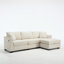 Canapé de rangement moderne avec port USB double, canapé en forme de L, canapé modulaire en chenille avec repose-pieds de rangement-1689016644