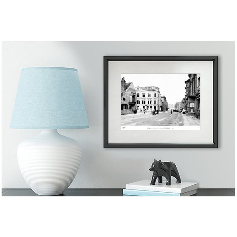 Tadcaster, Bridge Street 1907 by Francis Frith - Single Picture Frame Print, 28cm H x 36cm W x 2.3cm D