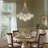 19-light Modern Cluster Bubble Glass Chandelier
